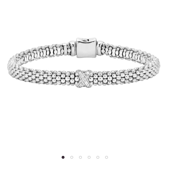 LAGOS Jewelry - LAGOS Caviar  Diamond X  Bracelet  *authentic*